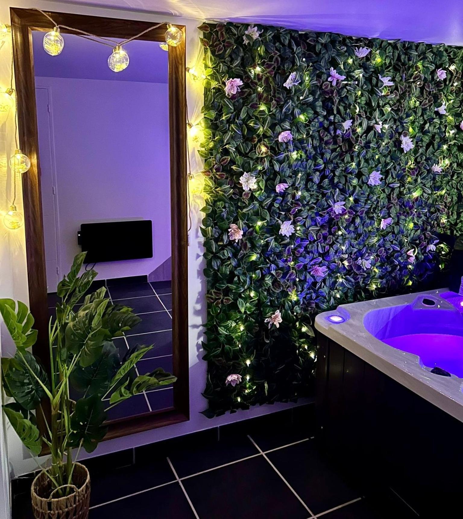 Muraille Du Chateau Avec Jacuzzi Nemours Exterior foto